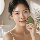 Woman holding the Yonacare scalp revival bar