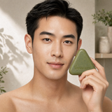 Man holding the Yonacare scalp revival bar